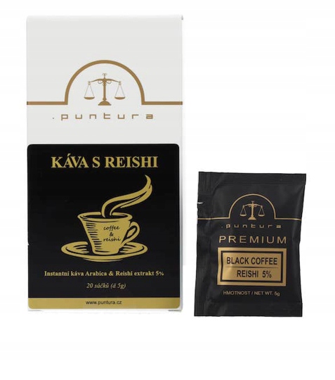 Levně Puntura Káva s Reishi Puntura 20 x 5 g