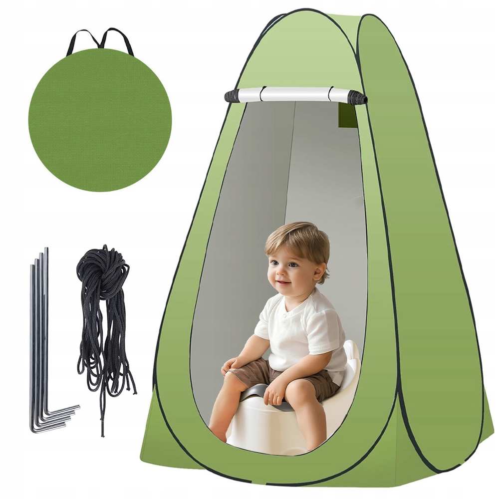 Pop-up stan zelený 150x150x190 cm s ventilací a kapsou