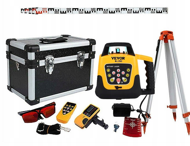 NIWELATOR LASEROWY VEVOR NL300 PEŁEN ZESTAW! HIT! EAN (GTIN) 09042692880639