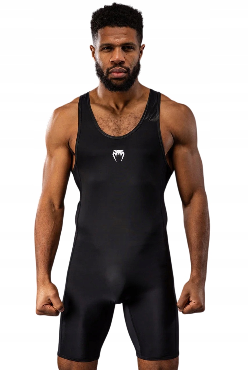 Venum Challenger Men's Wrestling Singlet Zápasnický trikot Black L