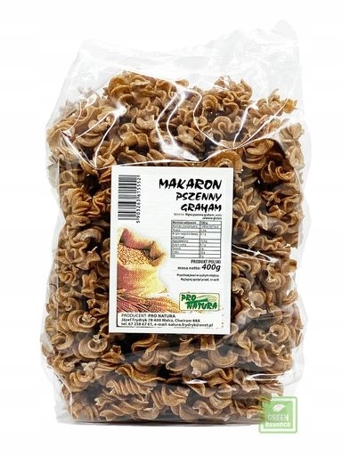 Pro Natura Těstoviny pšeničné grahamové vřeteno 400 g Pro Natura