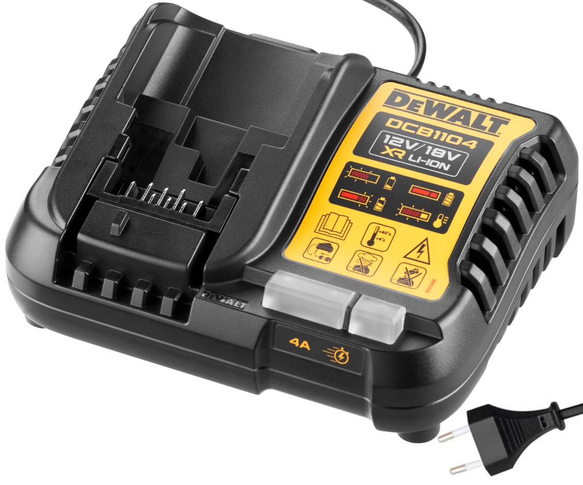 Ładowarka wielonapięciowa DeWALT DCB1104 następca wycofanego modelu DCB115