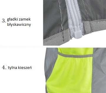 ROCKBROS Kamizelka Rowerowa Kamizelka Odblaskowa Oddychająca Kolarska 4XL Model kamizelka rowerowa