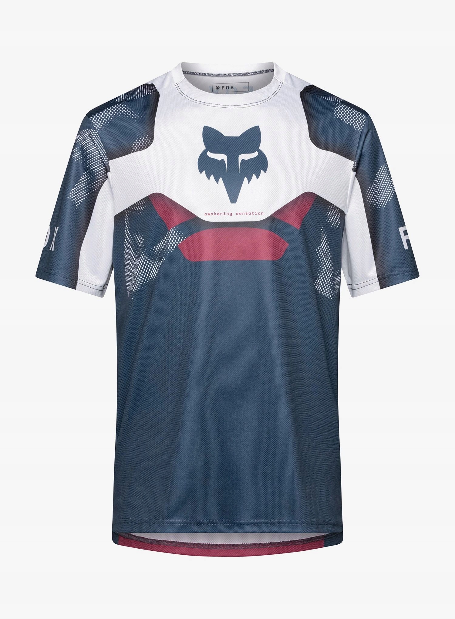 Koszulka enduro Fox Ranger Ss Jersey Tactile white L