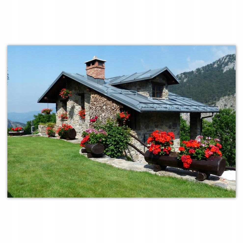 

Plakaty 60x40 Domek w górach