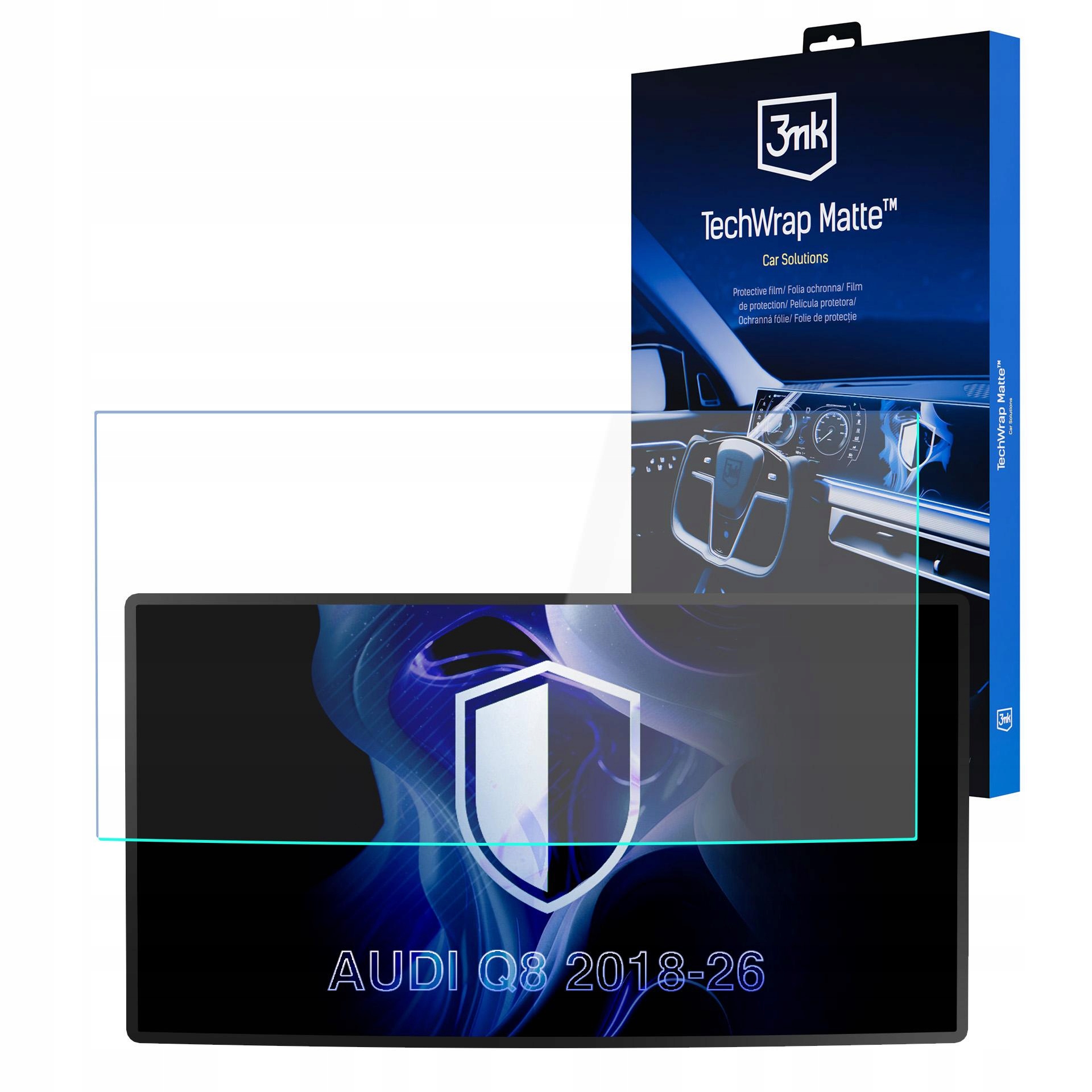 Folia ochronna na ekran Audi Q8 2018-26 3mk TechWrap Cluster