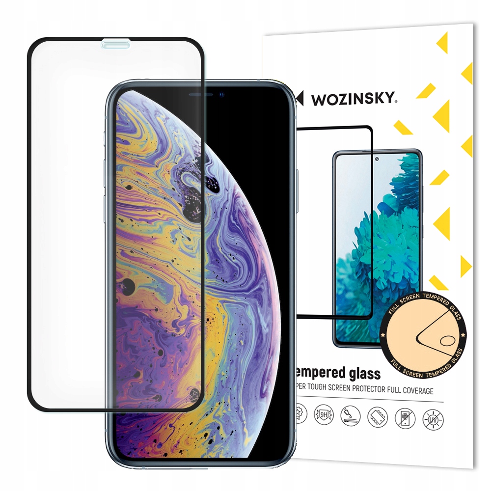 

Szkło Hartowane 5D do iPhone X/XS/11 Pro|FULL Glue