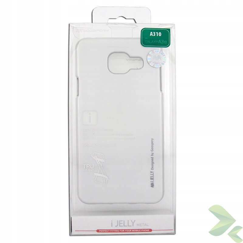 Mercury I-Jelly Etui Samsung Galaxy A3 (2016) (srebrny)