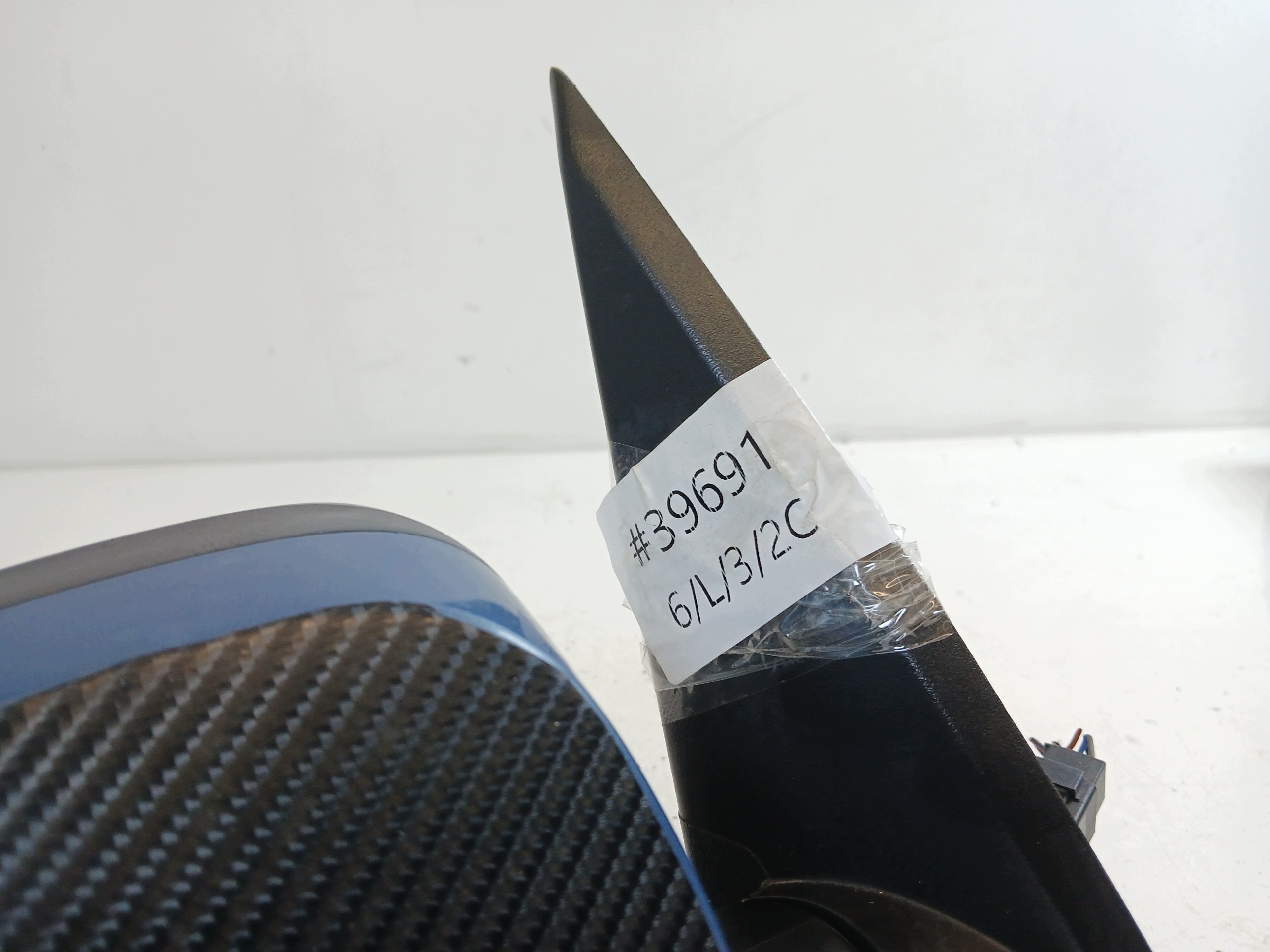 OPEL MERIVA A mirror left 7 PIN blue OKLEJONE