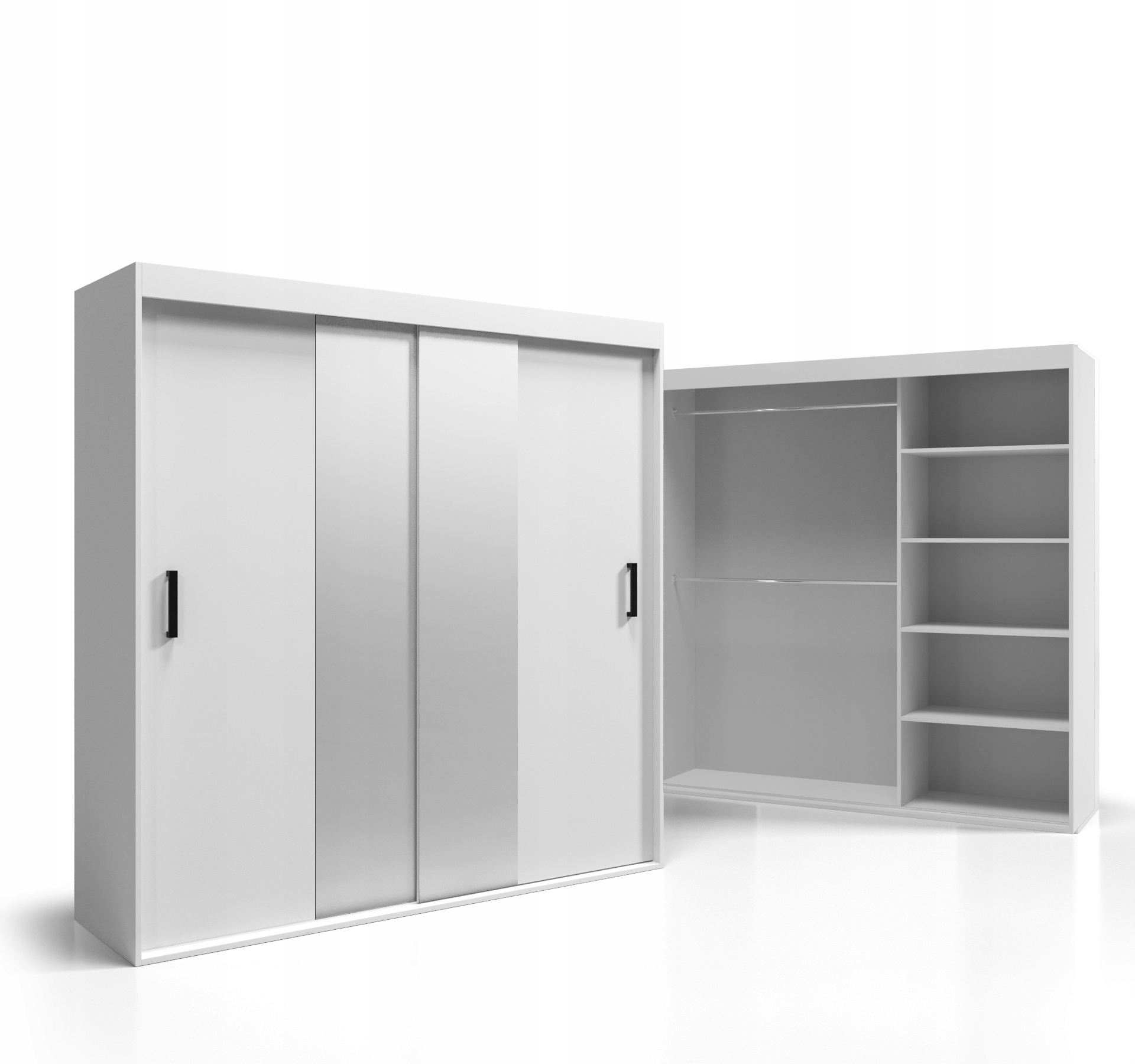 Skříň s příslušenstvím 120x225 Deska 18 mm Zrcadlo VSZ22 O-sofa 2-dvéřová