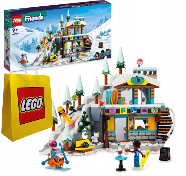 Lego Friends 41756 Lyžařské středisko s kavárnou velká taška Lego