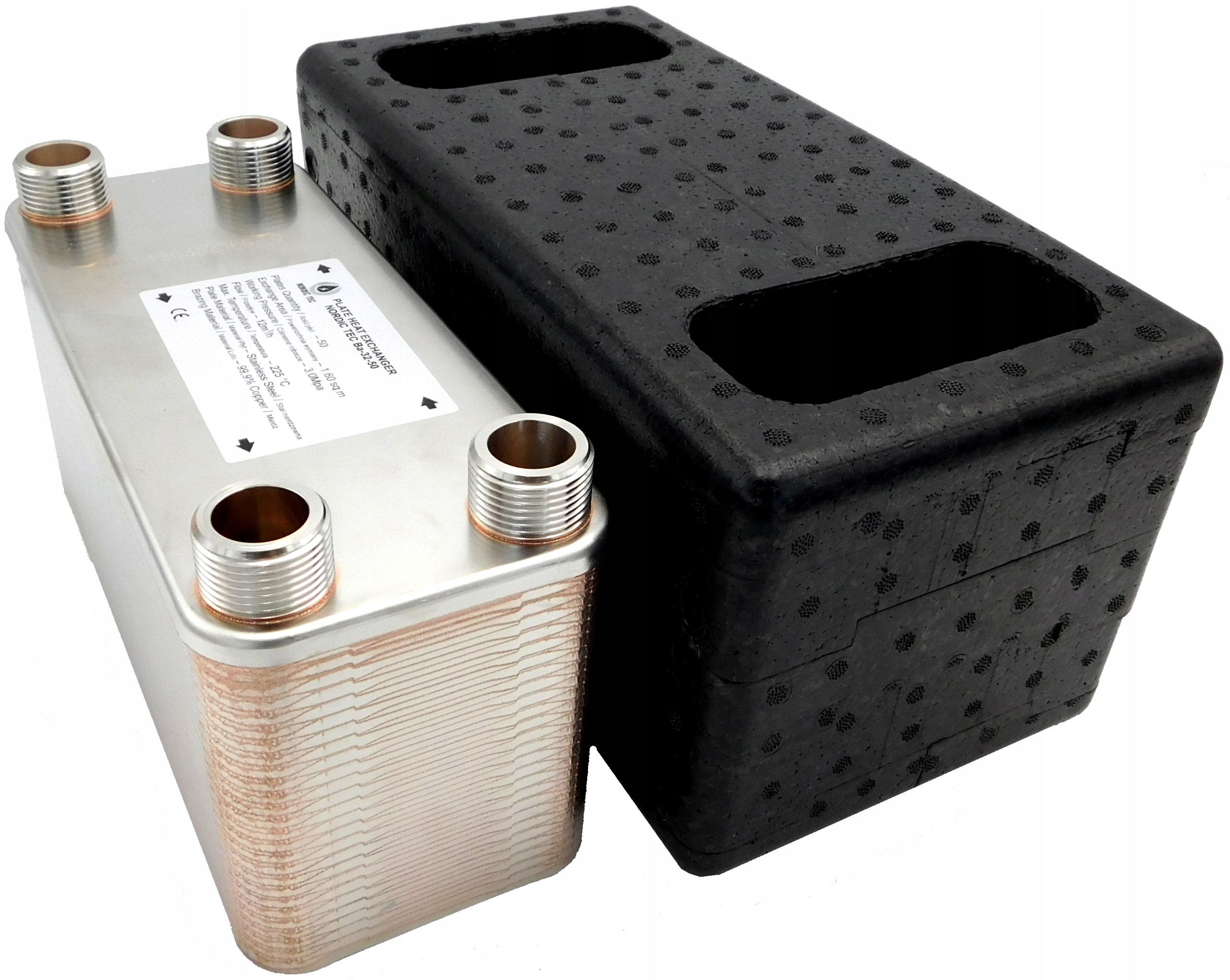 50-deskový výměník tepla 110 kW Nordic Izolace