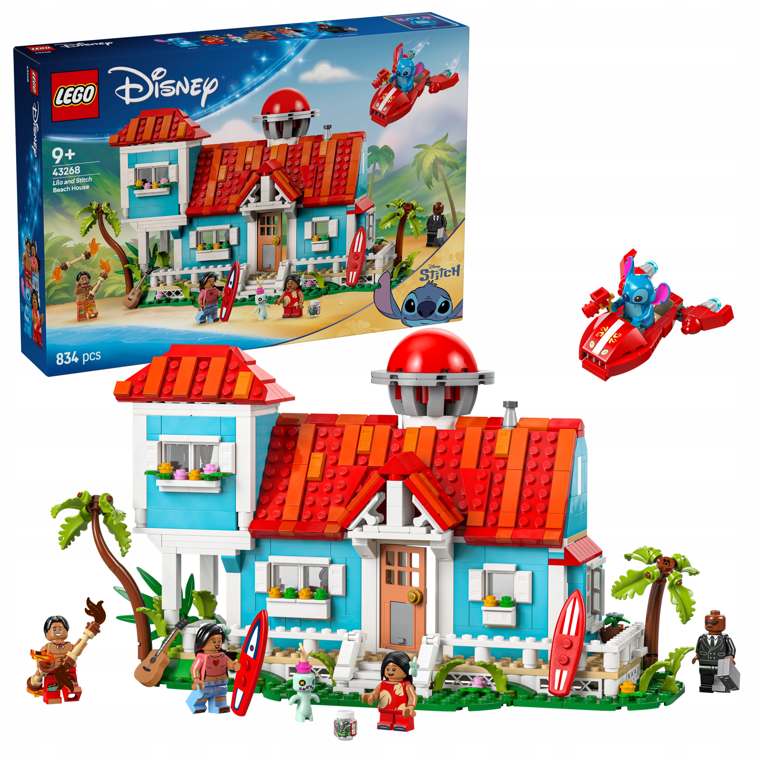 Lego Disney 43268 Domeček na pláži Lilo a Stitcha