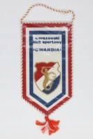 Proporczyk Warszawski Klub Sportowy Gwardia mały