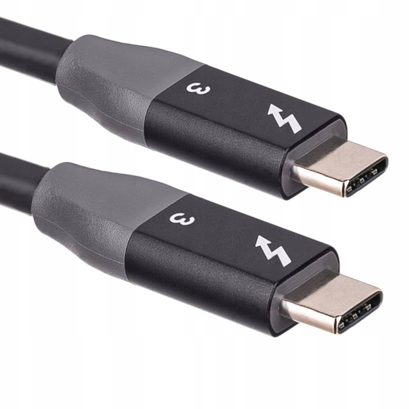 Kabel Usb-c Usb-c Thunderbolt 3 (m) v.3.1 1,5m 5K 40Gbps černý