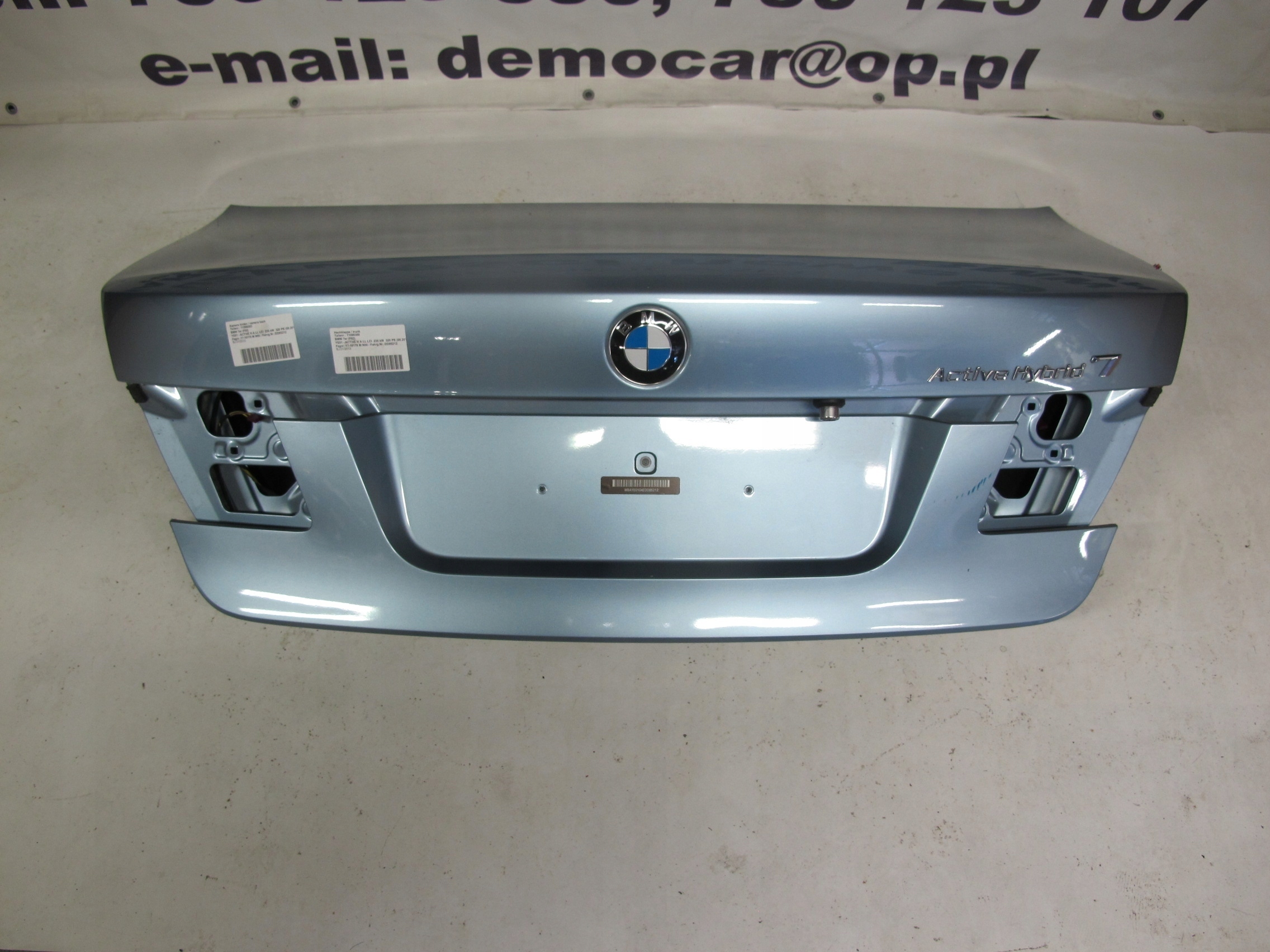 KLAPA TYŁ POKRYWA BMW F01 F02 B40