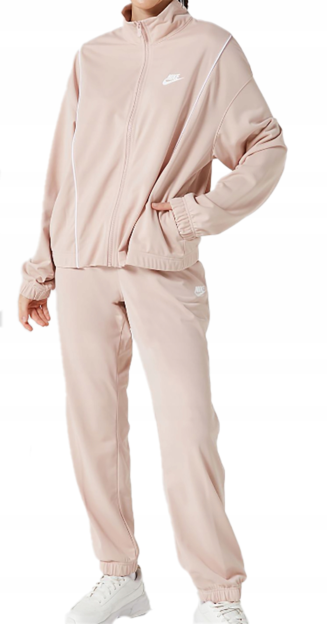 Dámské Teplákovka Nike Loose Sportswear Mikina Pudrová Růžová DD5860-601 L