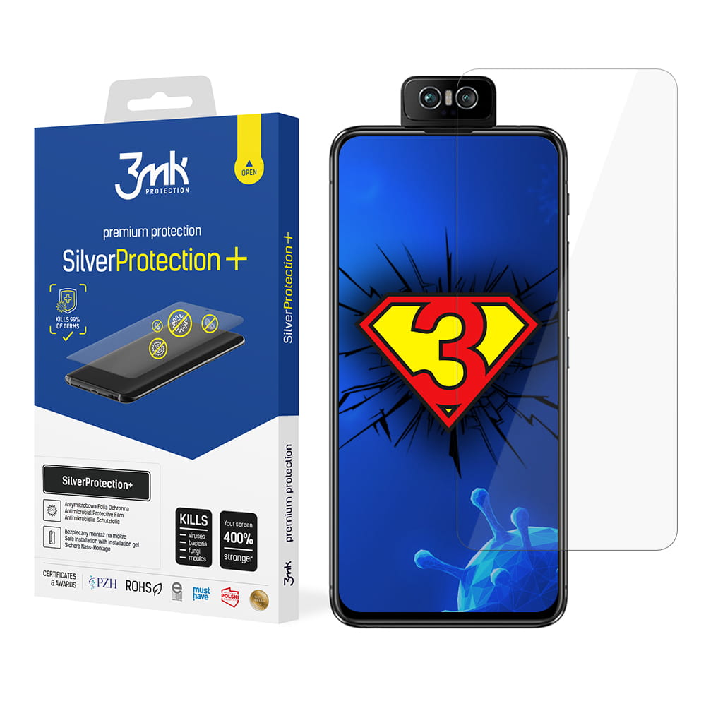 

Folia ochronna do Asus ZenFone 6 2019 3mk Silver+
