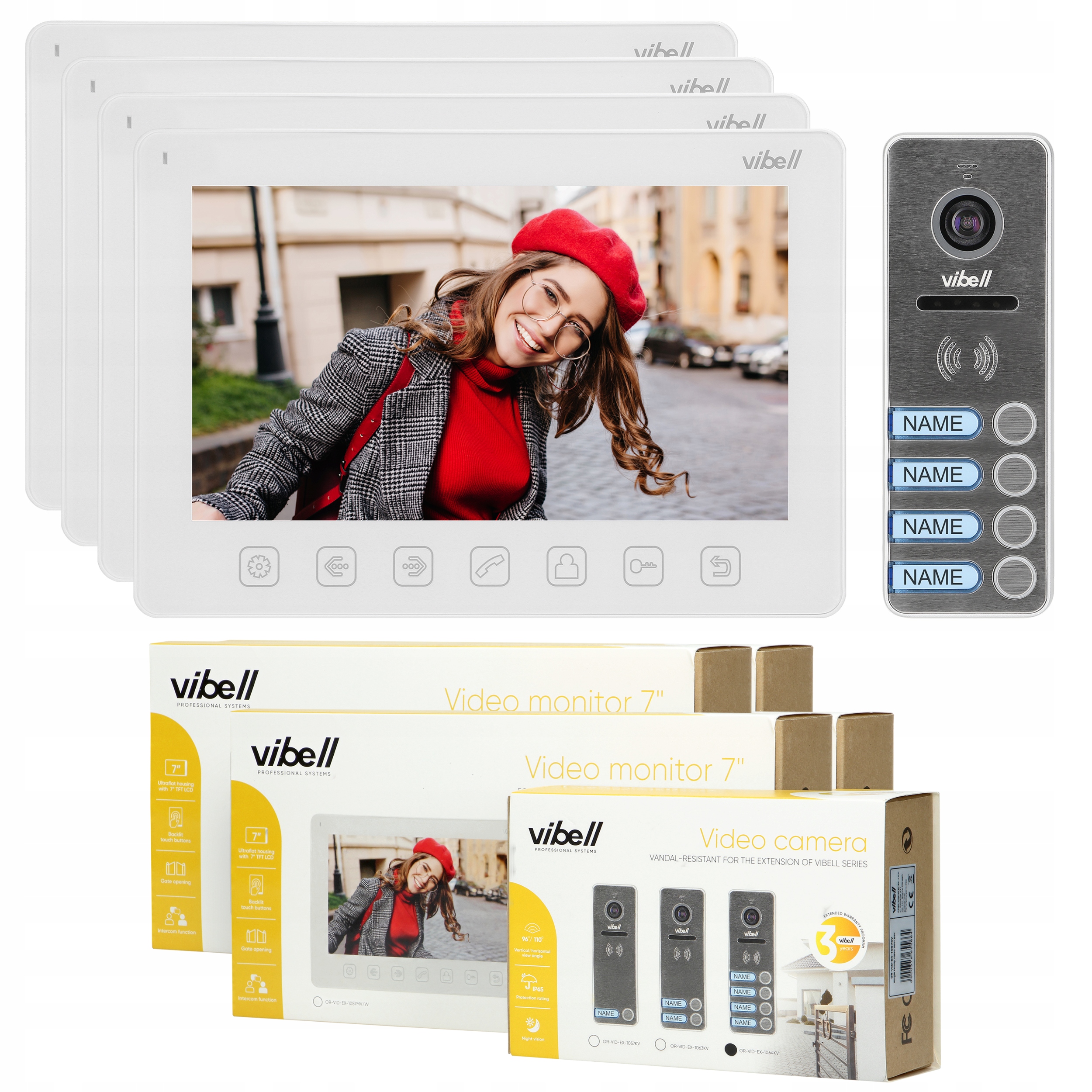 Orno Sada Videovrátnik 7' Bezslúchadlový noveo