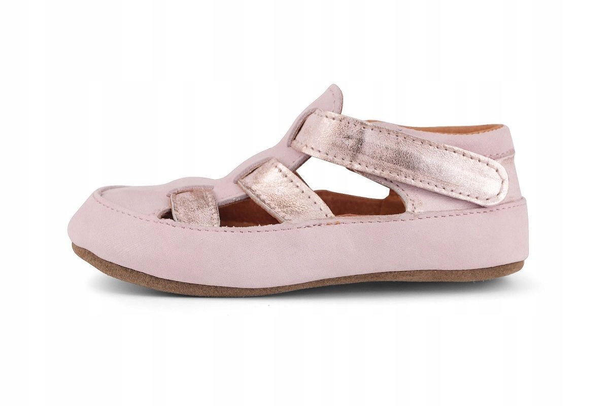 

Kapcie dziecięce skórzane barefoot Obex na rzep 27