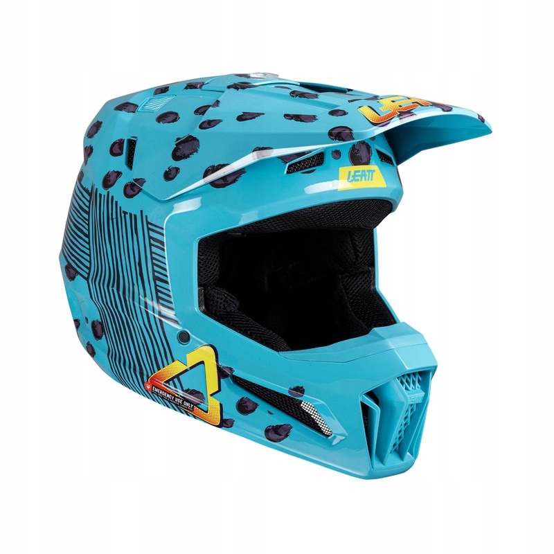 Motocyklová Prilba S Okuliarmi Junior Leatt Kit Moto 3.5 Cheetah (M)