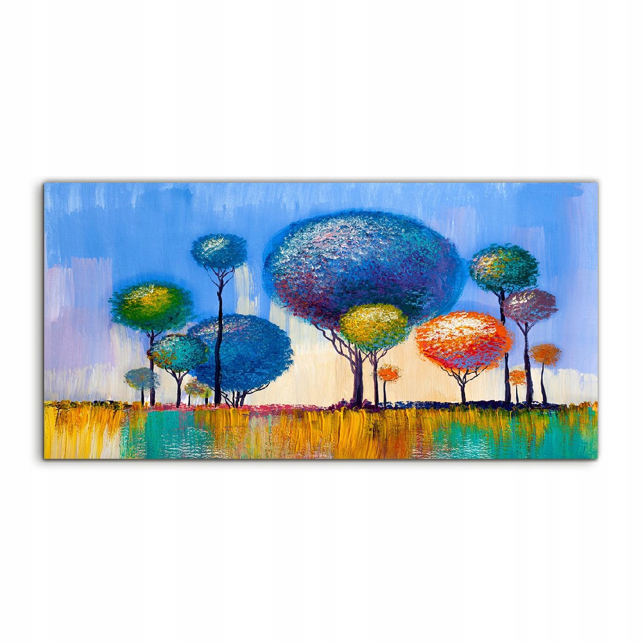 

Obraz 120x60 na ścianę Drzewa Liście Okrąg ścienny