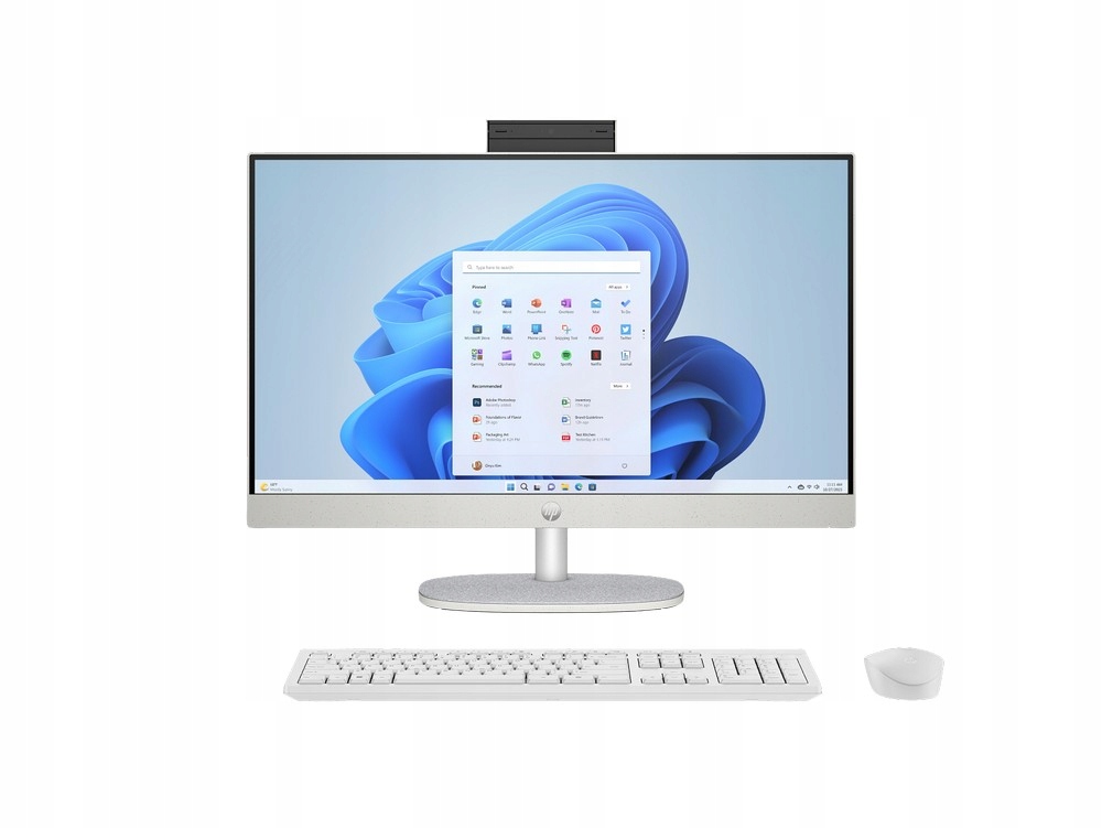 Komputer AiO Hp 24-cr Ryzen 7 16GB 1TB Radeon Graphics FullHD Win 11 Biały