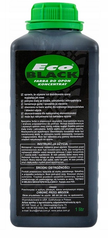 Farba Koncentrat Czernidło do opon Eco Black 1L