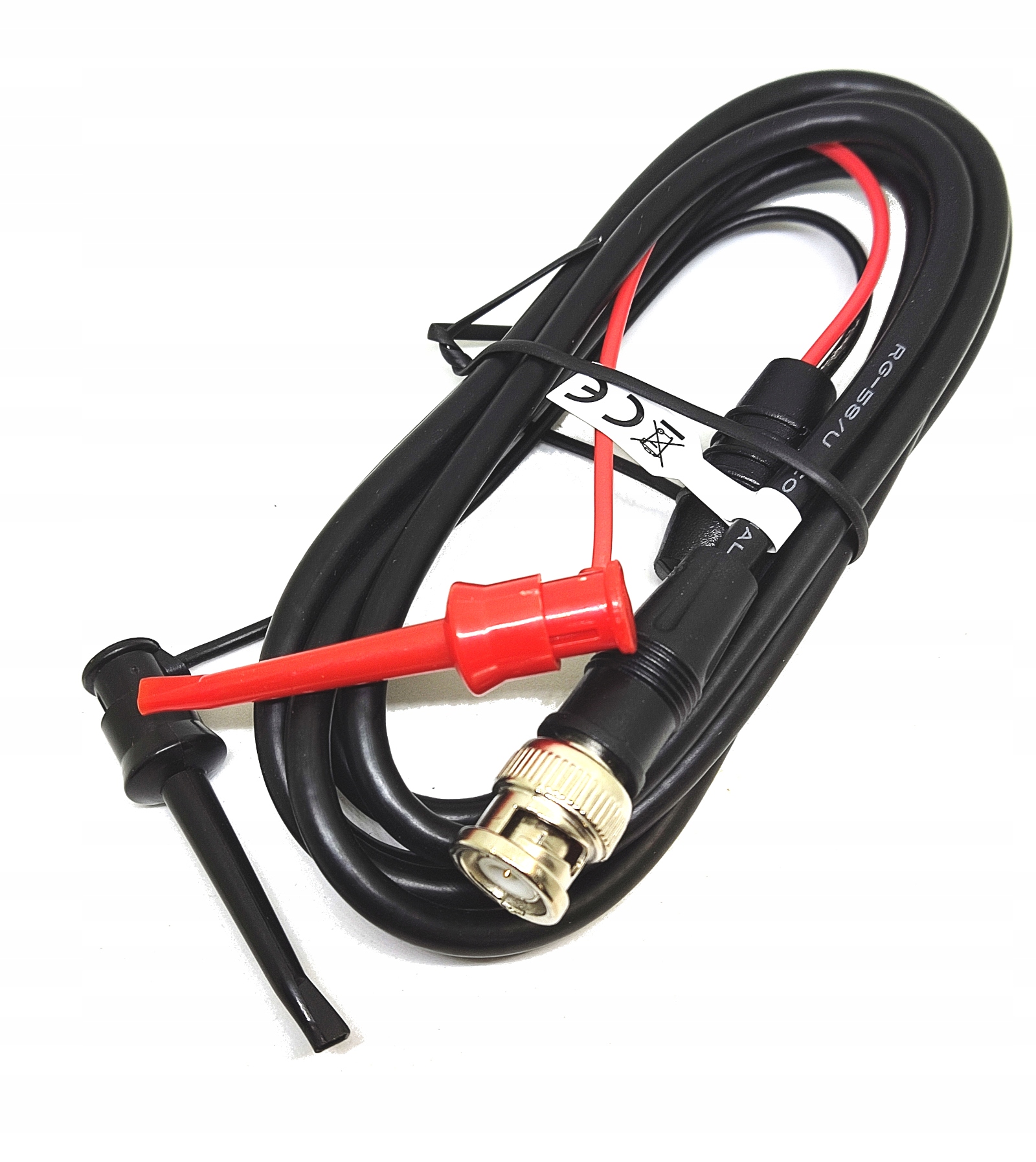 Przyłącze Bnc pomiarowe z chwytakiem 1,5m