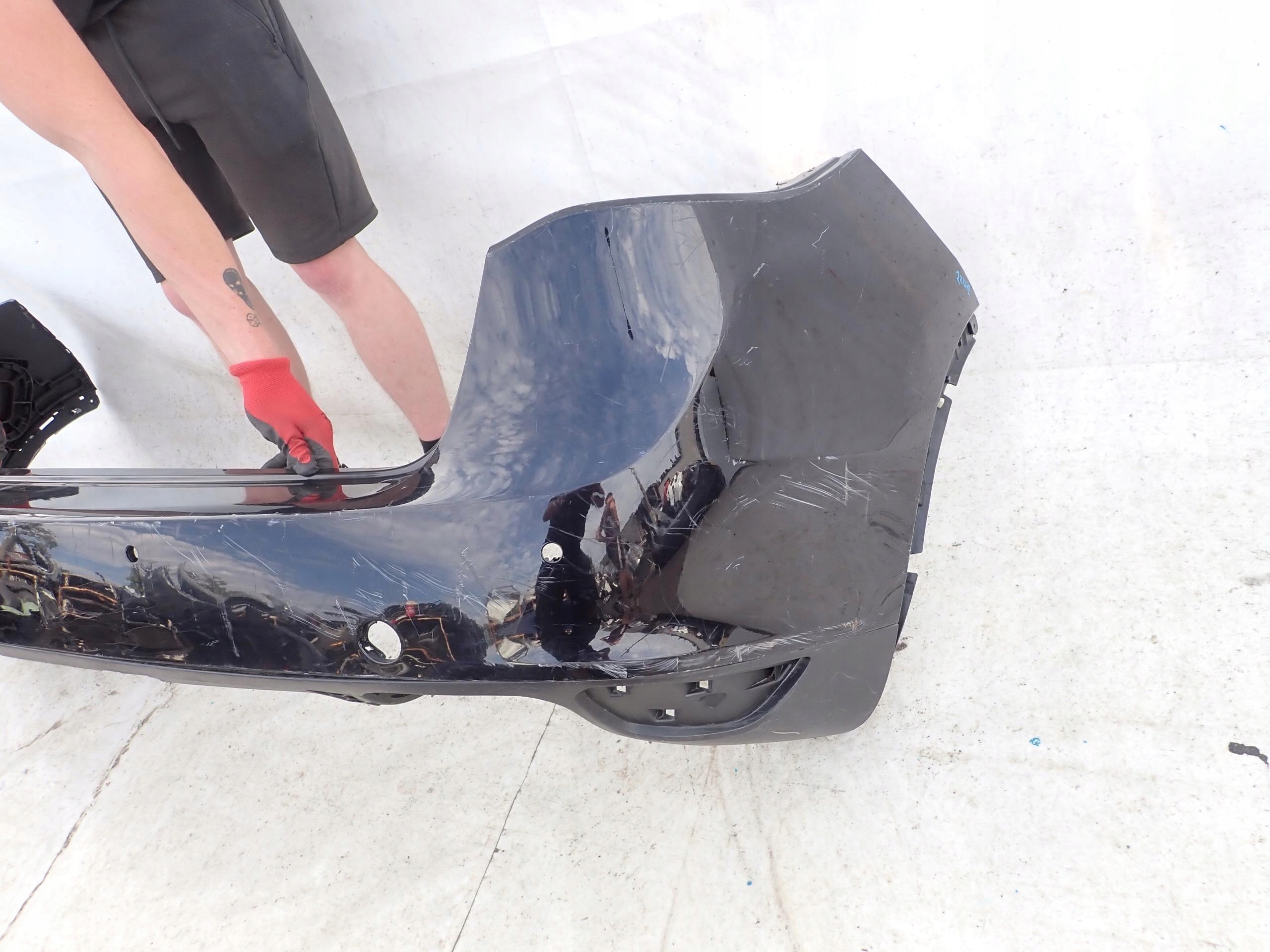 PORSCHE CAYENNE II 2 10-14 bumper rear part rear PDC