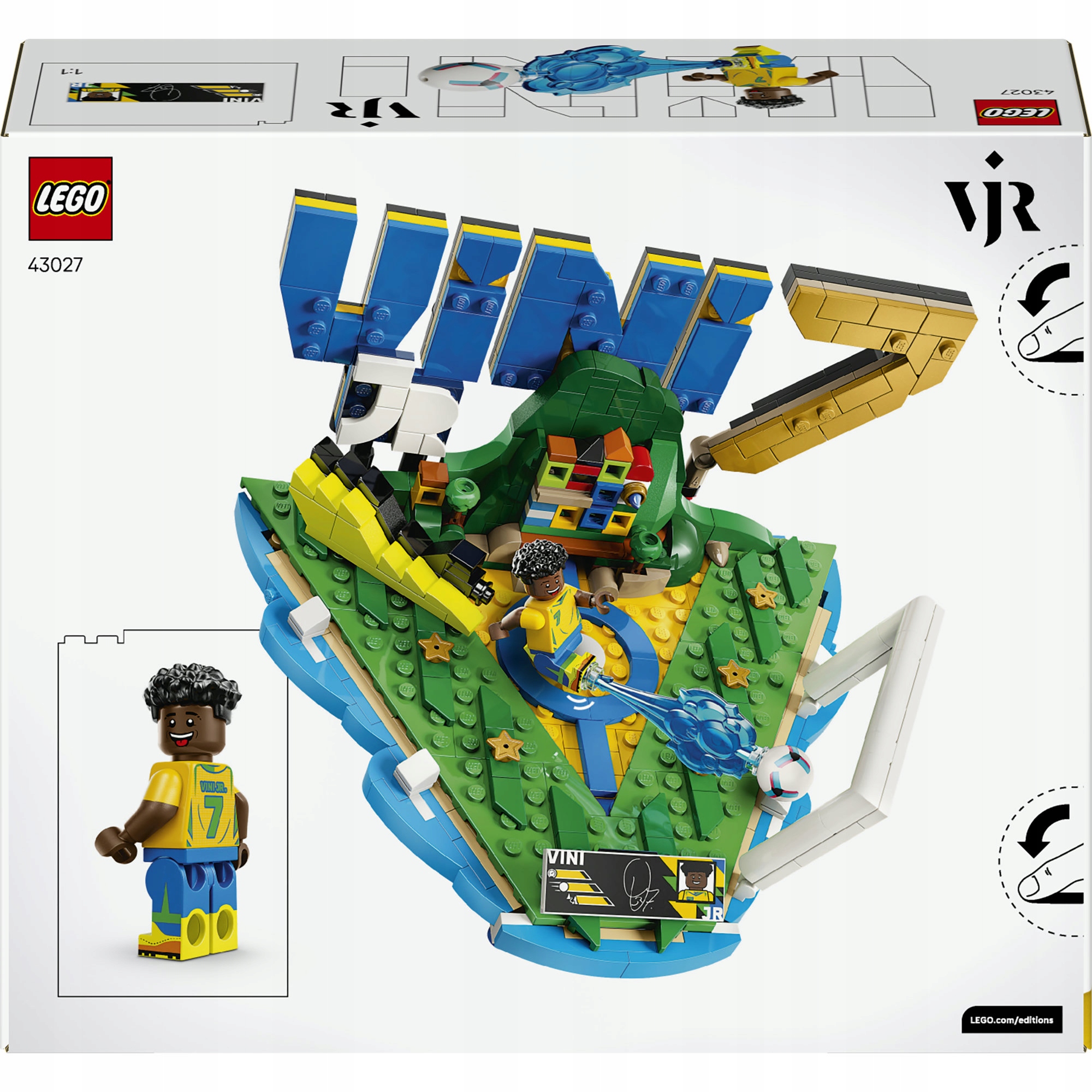 Lego Edice 43027 Vini Jr. Fotbalové okamžiky slávy jako dárek