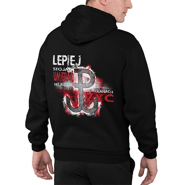 Mikina s kapucí Lepší stání vel. L