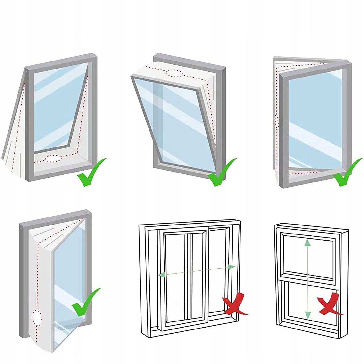 USZCZELKA OKNA DO KLIMATYZACJI PRZENOŚNEJ MONOBLOK 400cm Kolor biała