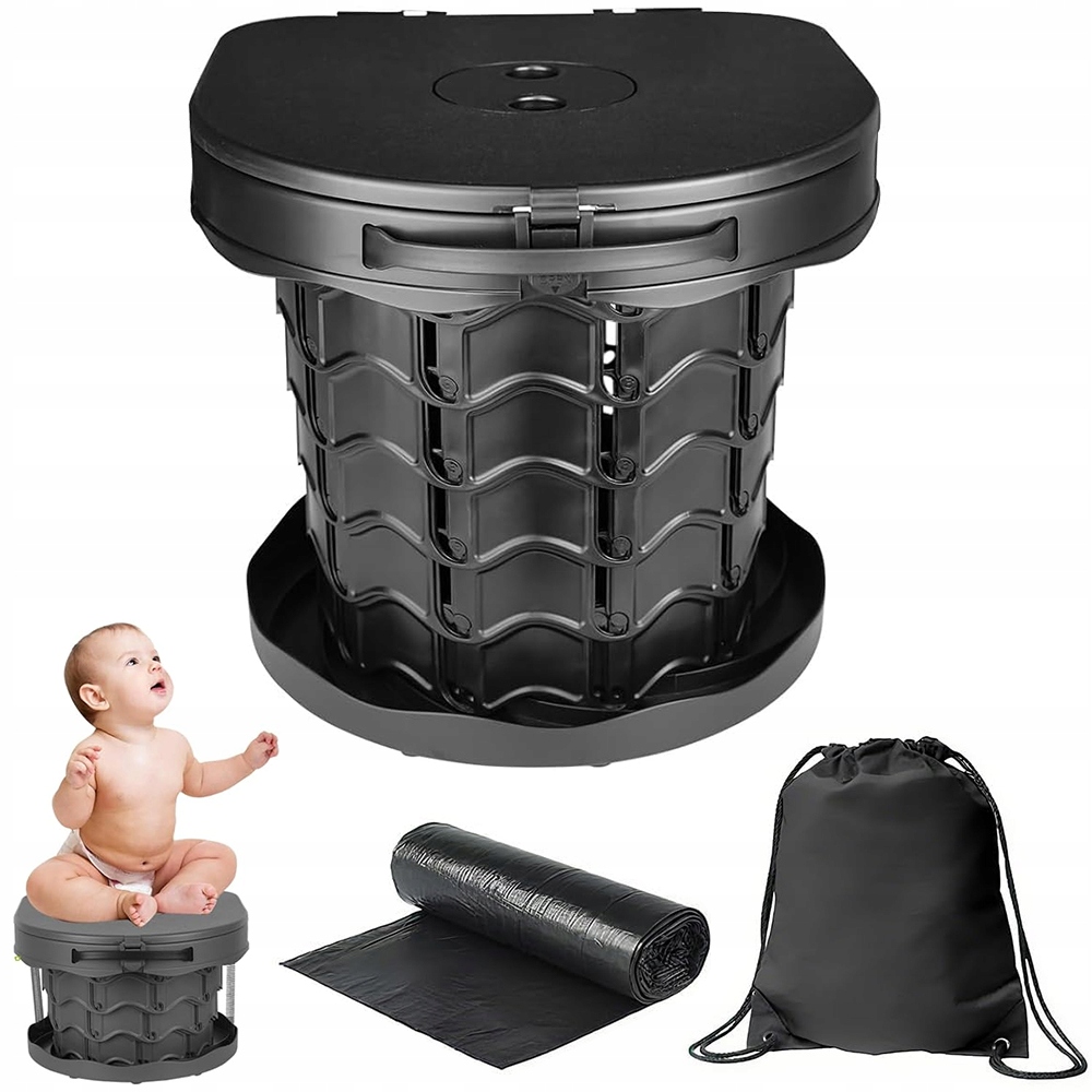 Mobilní turistické Wc Skládací Abs Kontejner Sedadlo Lavička Rekreace