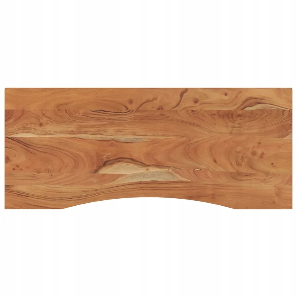 Dřevěná deska k psacímu stolu z akácie 120 x 50 x 2,5 cm, přírodní barva