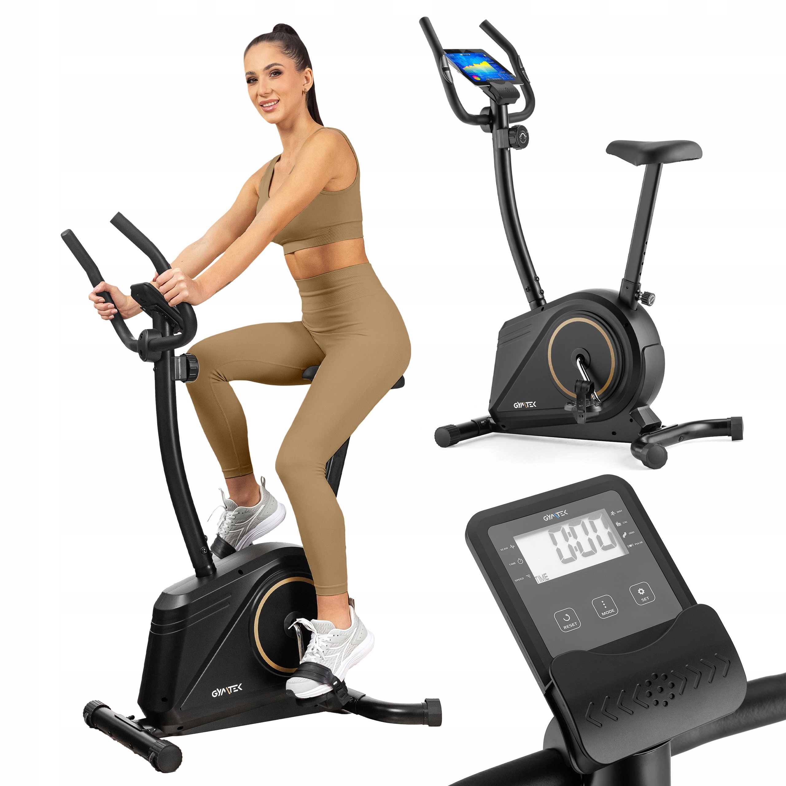 Rower Stacjonarny Magnetyczny Rowerek Treningowy Fitness XB700 Gymtek