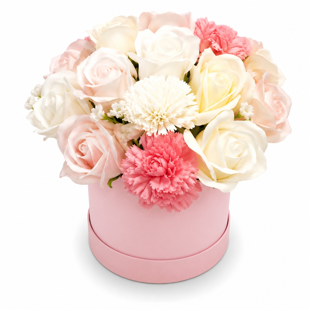 Flowerbox Kwiaty Mydlane Upominek Na Urodziny Ślub MIX Kwiatów