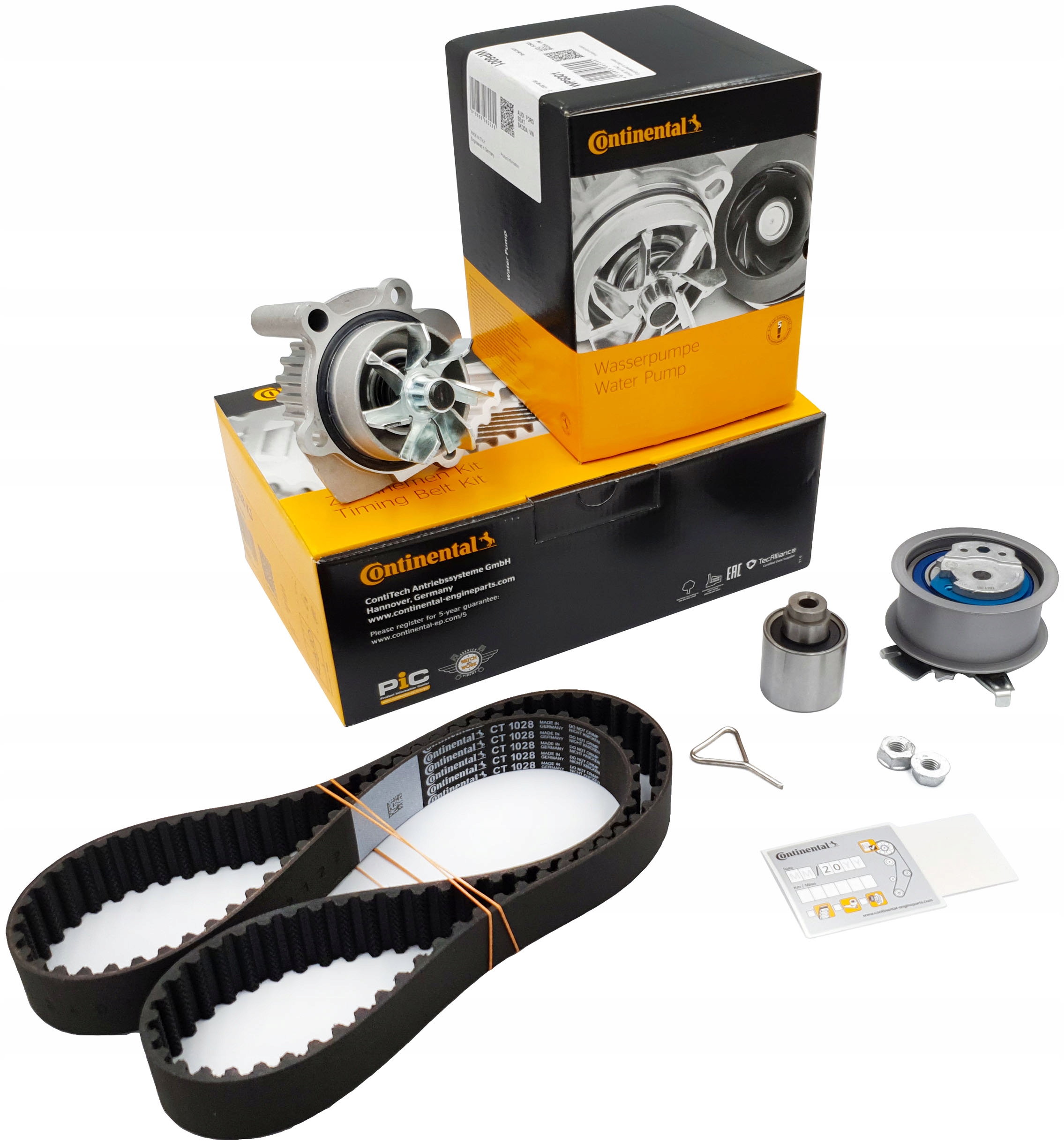 CT1028WP3 - ГАЗОРОЗПОДІЛ + ВОДЯНИЙ НАСОС SKODA FABIA 1.9 TDI ATD AXR