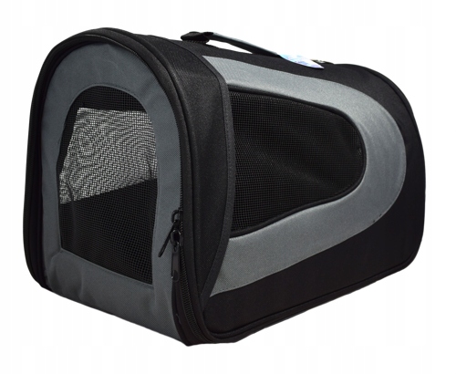 Přepravka BioFeed 26 cm x 27 cm x 46 cm černá kočka