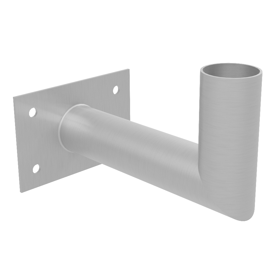 Držák pro pouliční lampu Inox Sloupek Výložník Vertikální držák