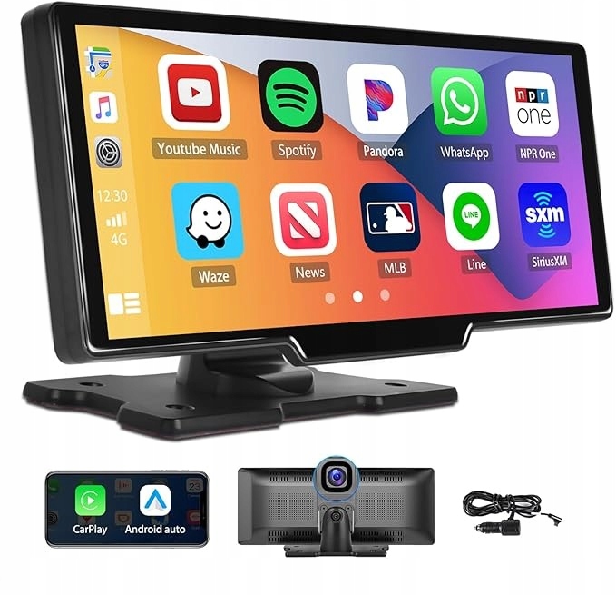 Automobilové rádio 9,3-palcový displej Carplay Android Auto
