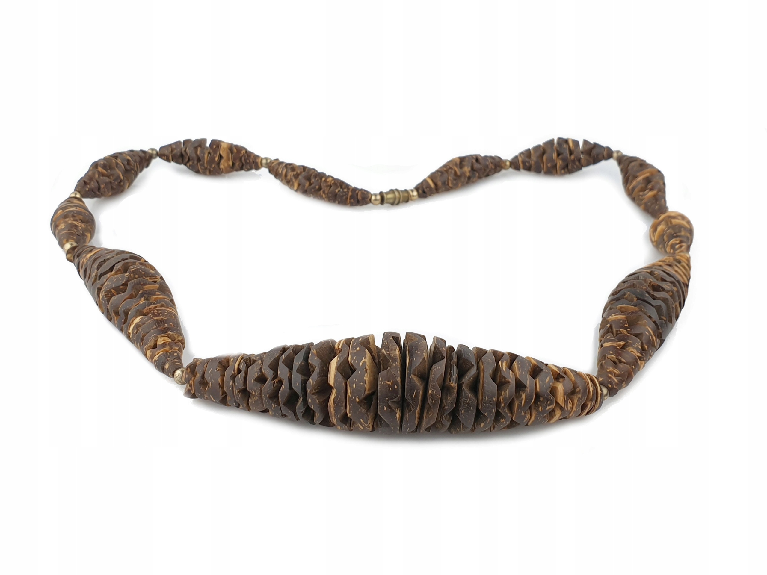 

Naszyjnik Korale z naturalnego kokosa kokos 52 cm