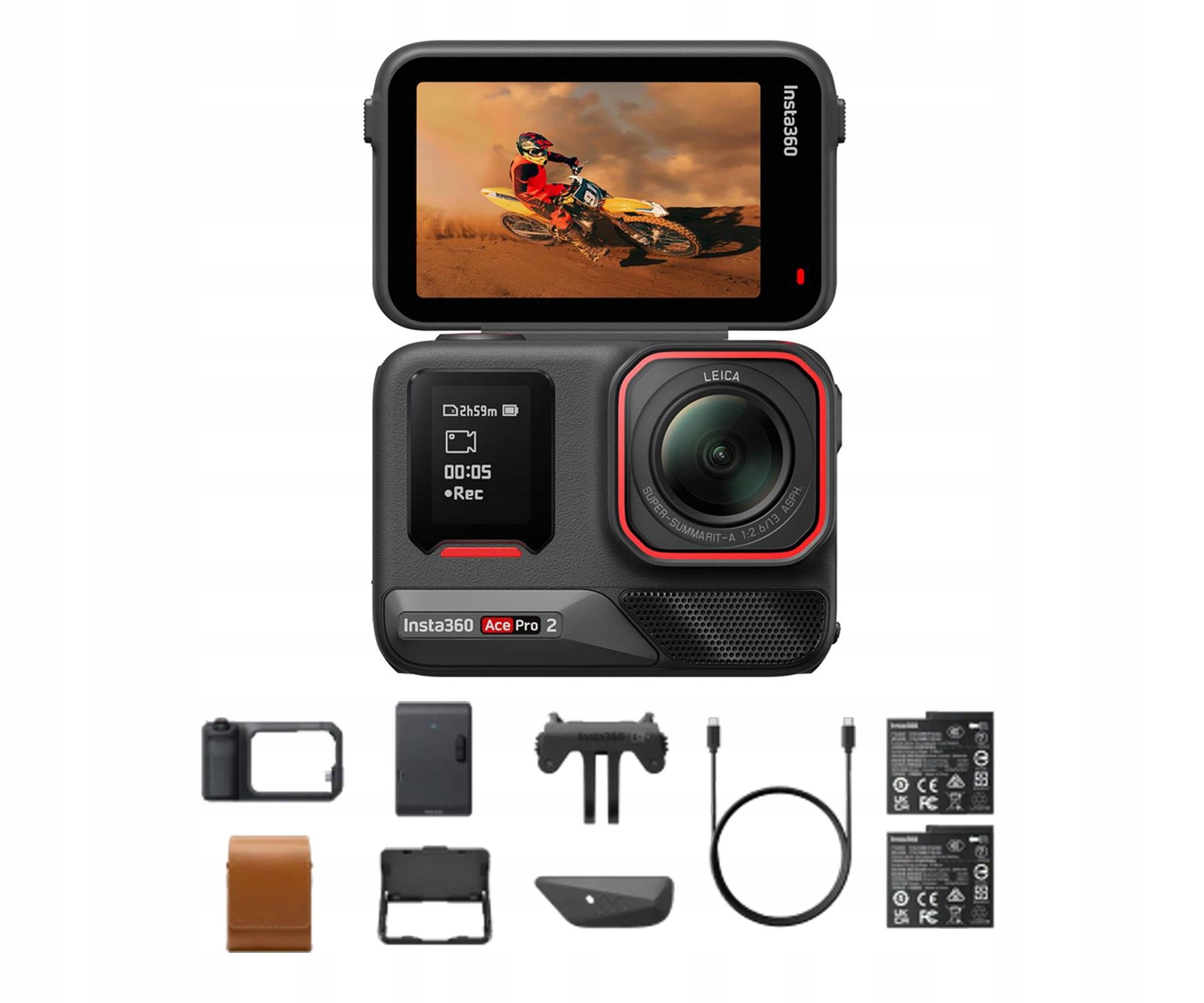 Športová kamera 8K Insta360 Ace Pro 2 Flash Print Bundle 4K Uhd