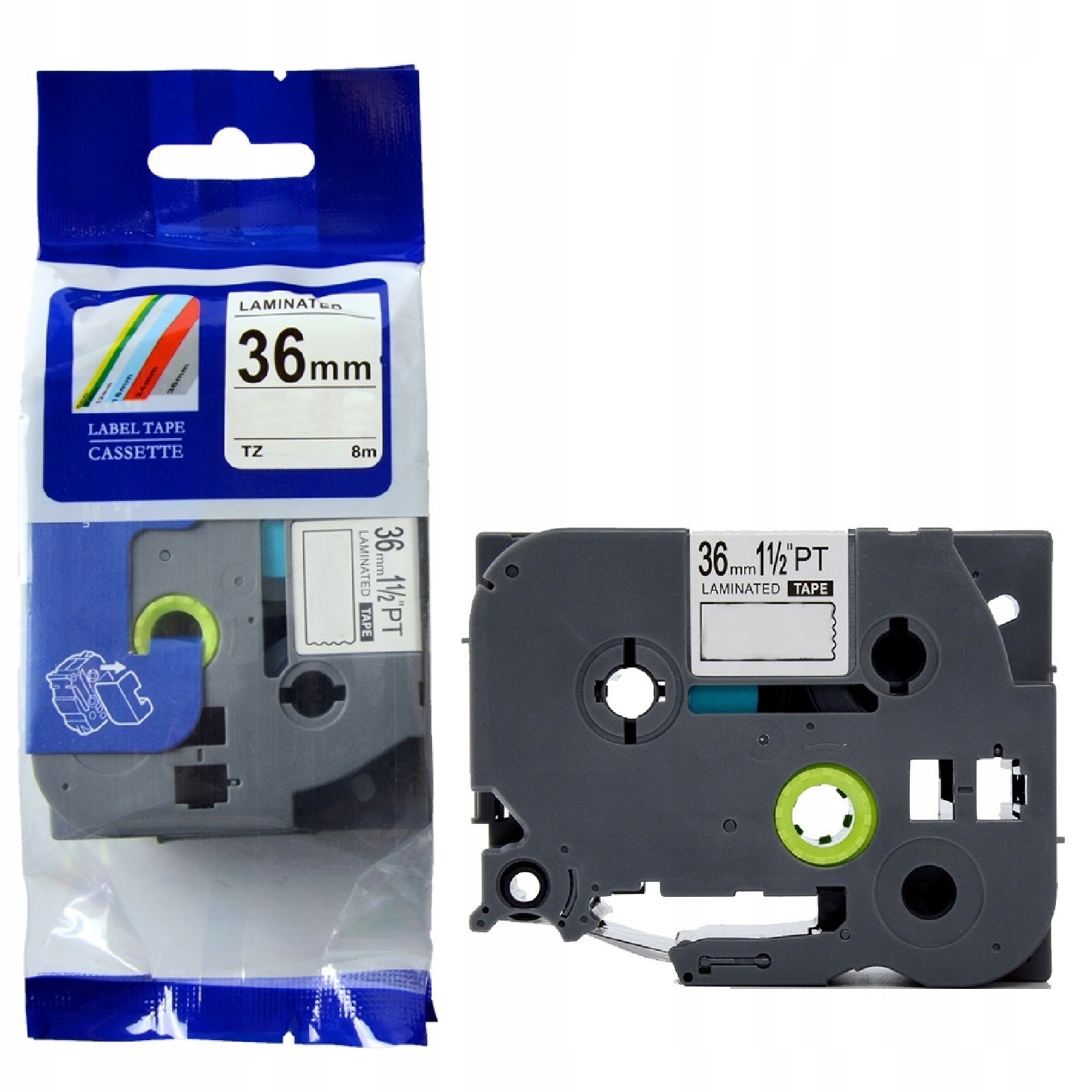 TAŚMA DO BROTHER TZ-461 36MM 8M CZERWONA TZe-461 Kod producenta TZe-461