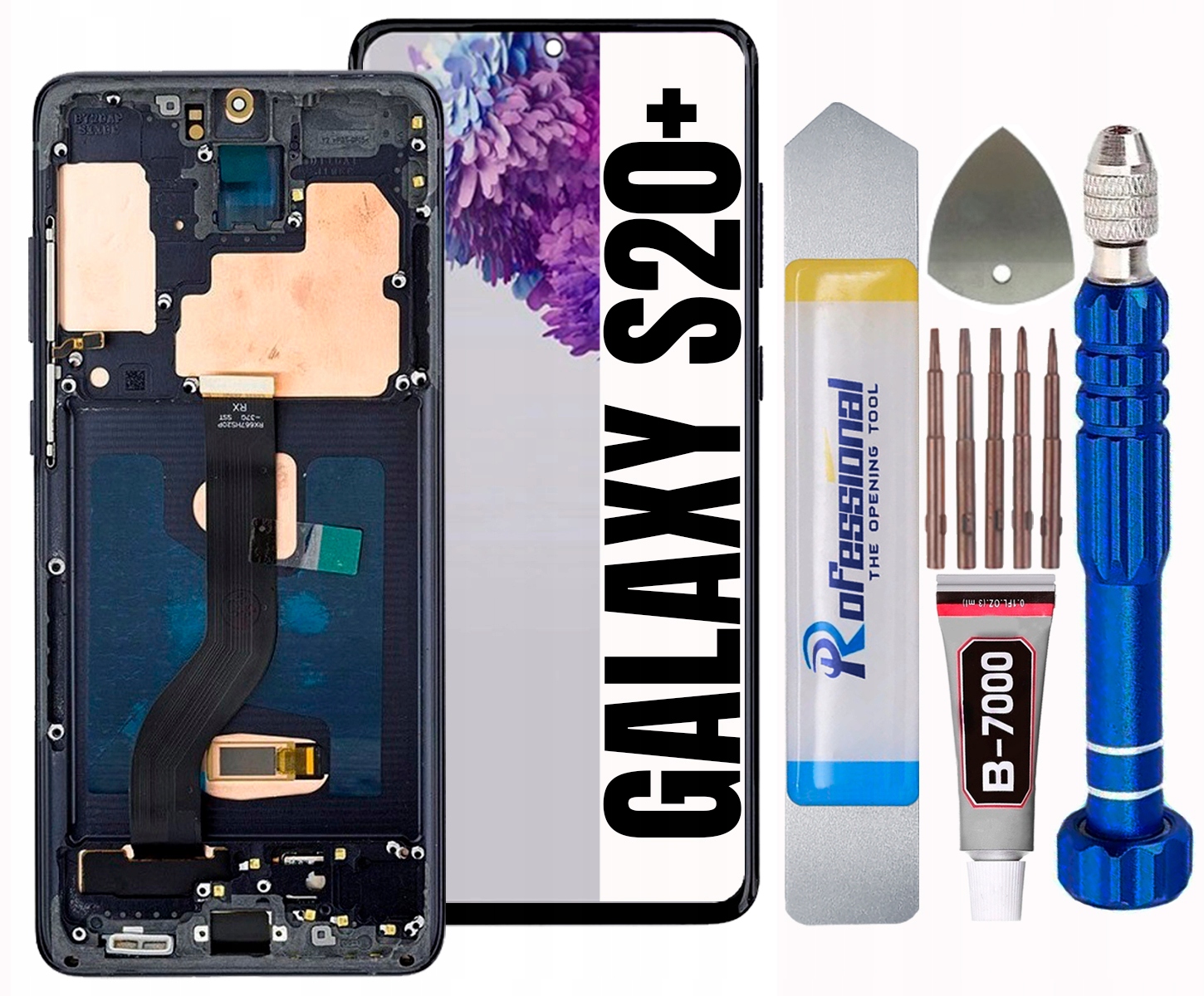 Displej Pro Samsung Galaxy S20 Plus 4G 5G G985 G986 Oled LCD Rámeček