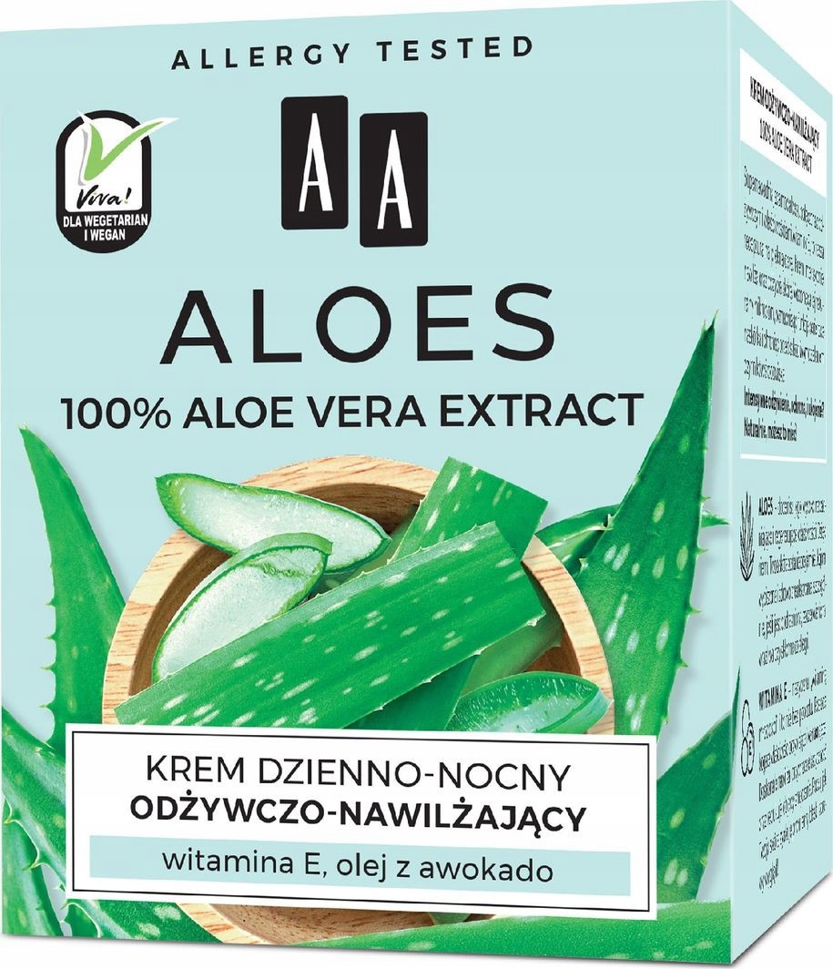 

Aa Aloes 100% Krem Odżywczo Nawilżający 50ML