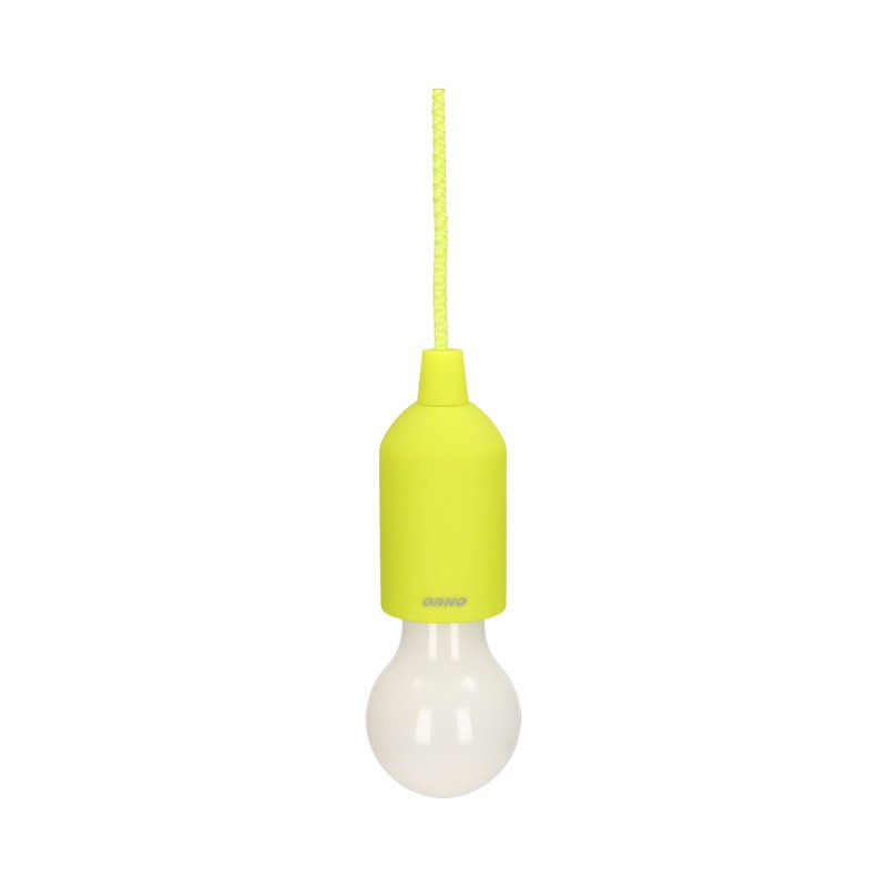 

Limonkowa lampka na camping na baterie 1W Orno