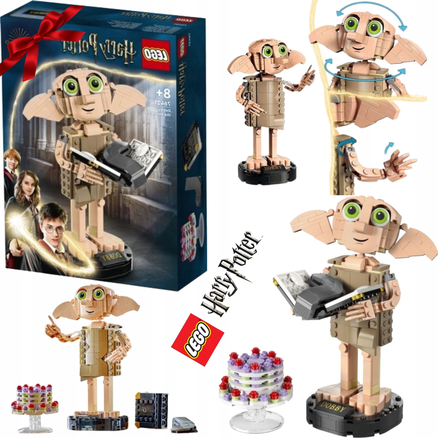 Lego Harry Potter 76421 Skrzat Domowy Zgredek Klocki Dla Dzieci