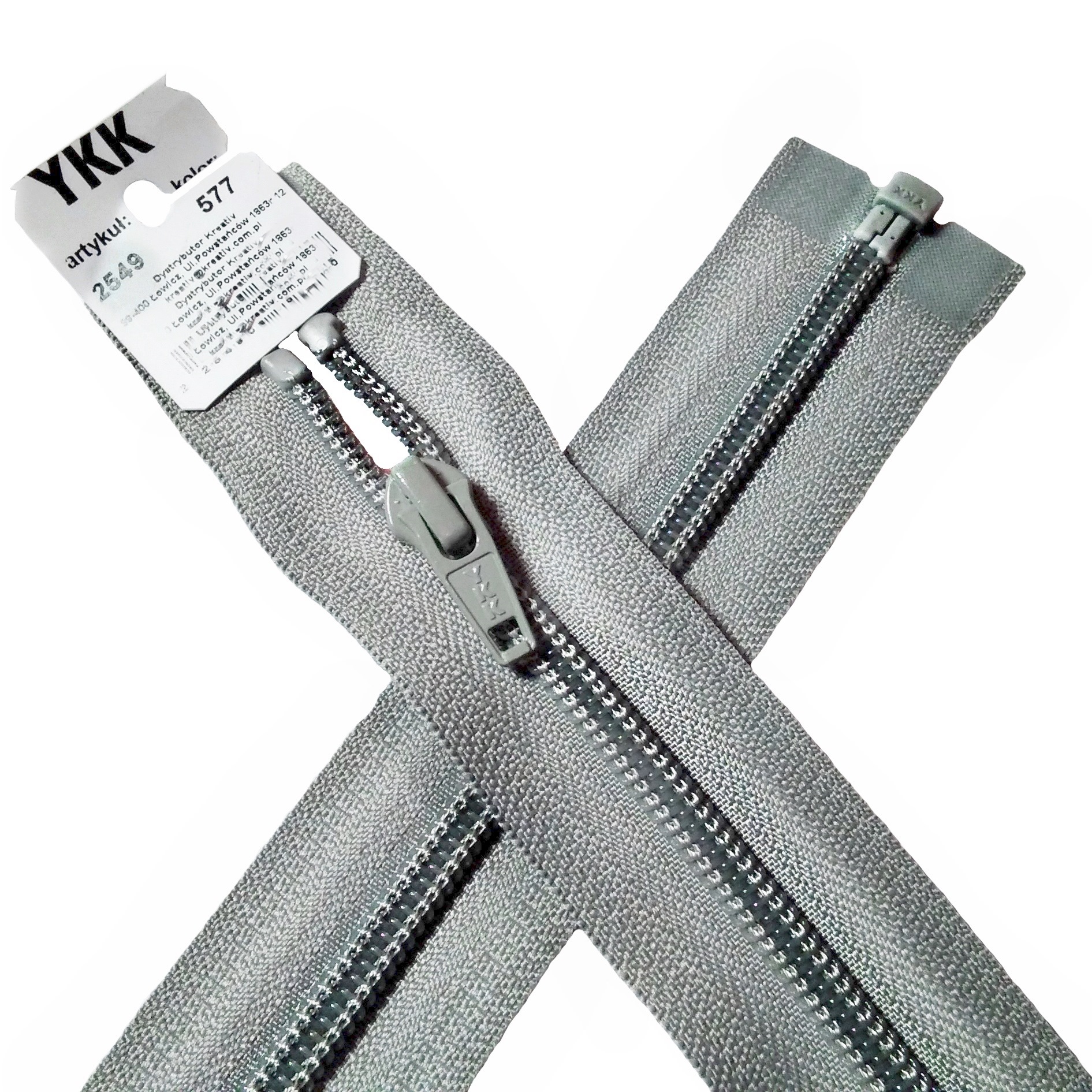 Ykk zamek żyłkowy rozdzielczy 35cm 577