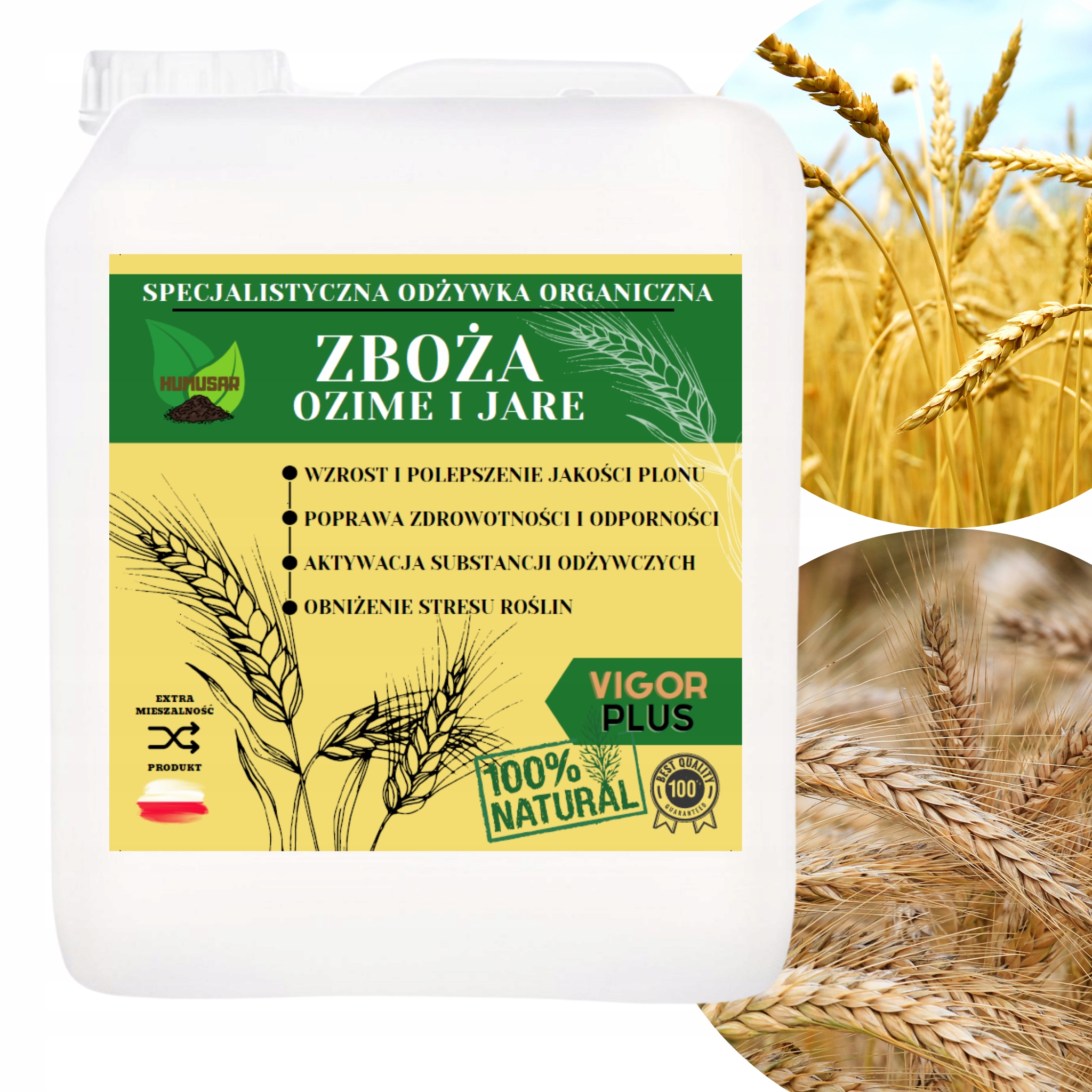 Specializovaná Listová Výživa Na Obiloviny, Vícesložkové Hnojivo Na Obiloviny, 5 L